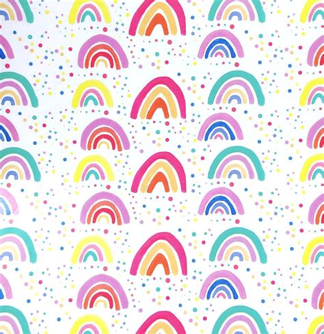 rainbow gift wrapping paper